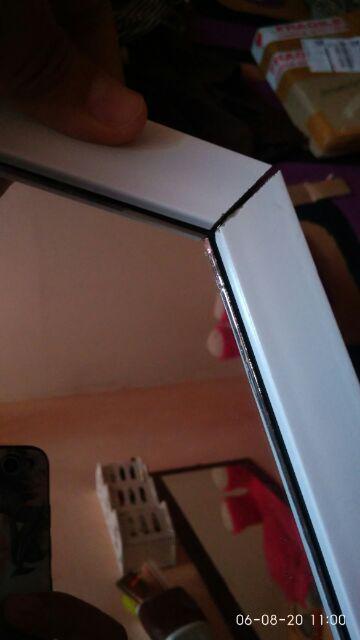 Kaca Hexagon Mirror Diameter 30 Centi Tinggal Tempel... Kwalitas Ok. Harga Murah Banget