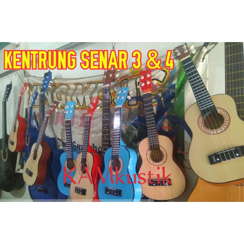 Ukulele Kentrung Lokal Murah Senar 3 4