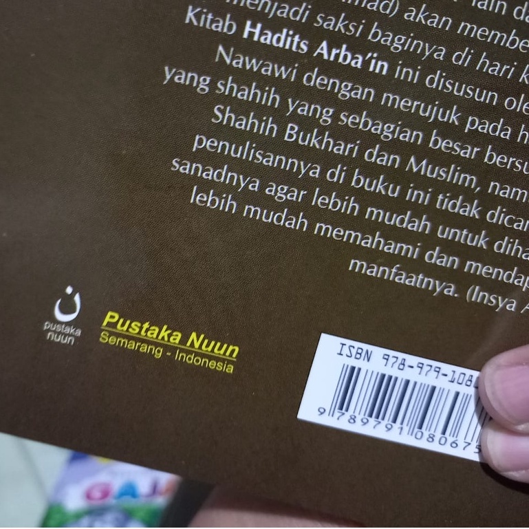 Terjemah Hadist Arbain An Nawawi - Al Matsurat Dzikir Pagi Petang - ukuran Buku Tulis 15 x 20 cm