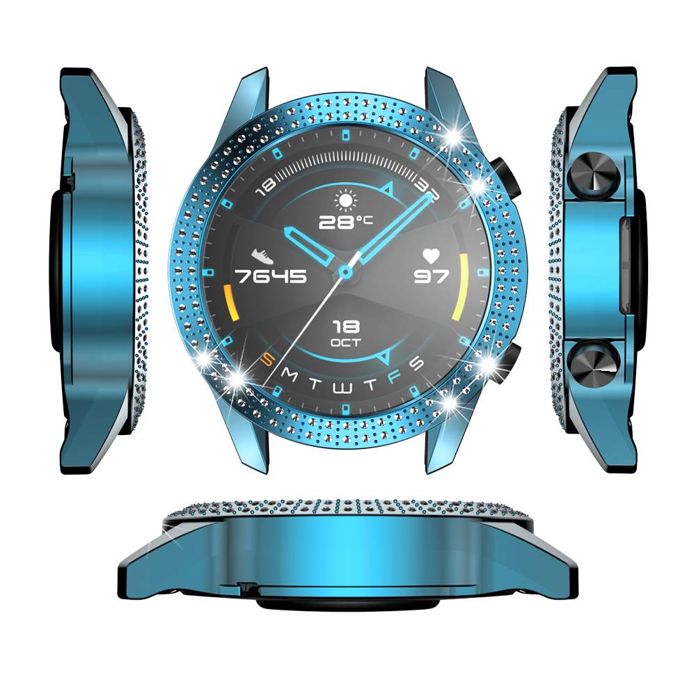 Casing Pelindung Huawei Watch GT 2E GT2E GT2 GT2 GT 2 46mm Aksen Berlian Imitasi