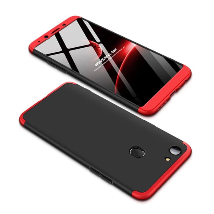 Oppo F5 Armor Baby Skin Full Cover - Merah Ks290