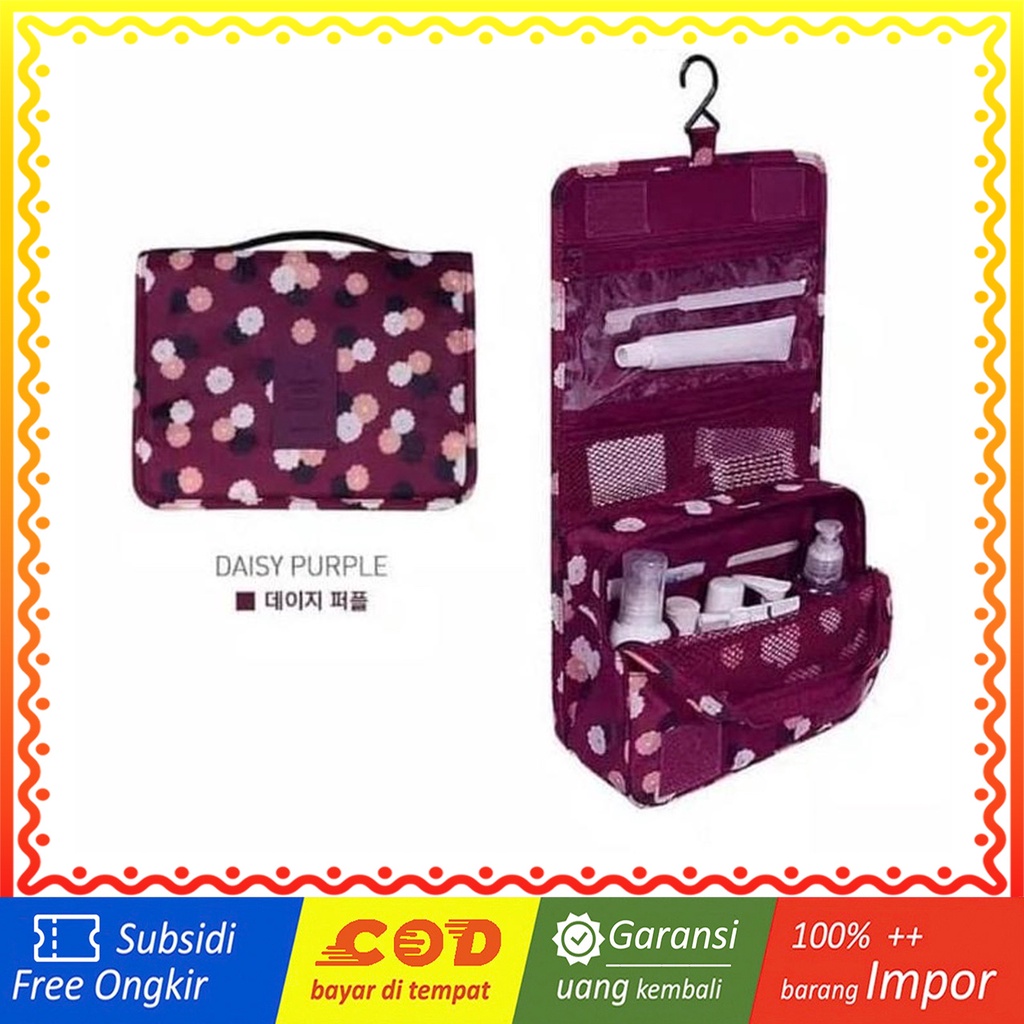 WRF20 Tas Korea Travel Hanging / Gantung Toiletry Kosmetik Bag Organizer Murah Impor Brand New TKM