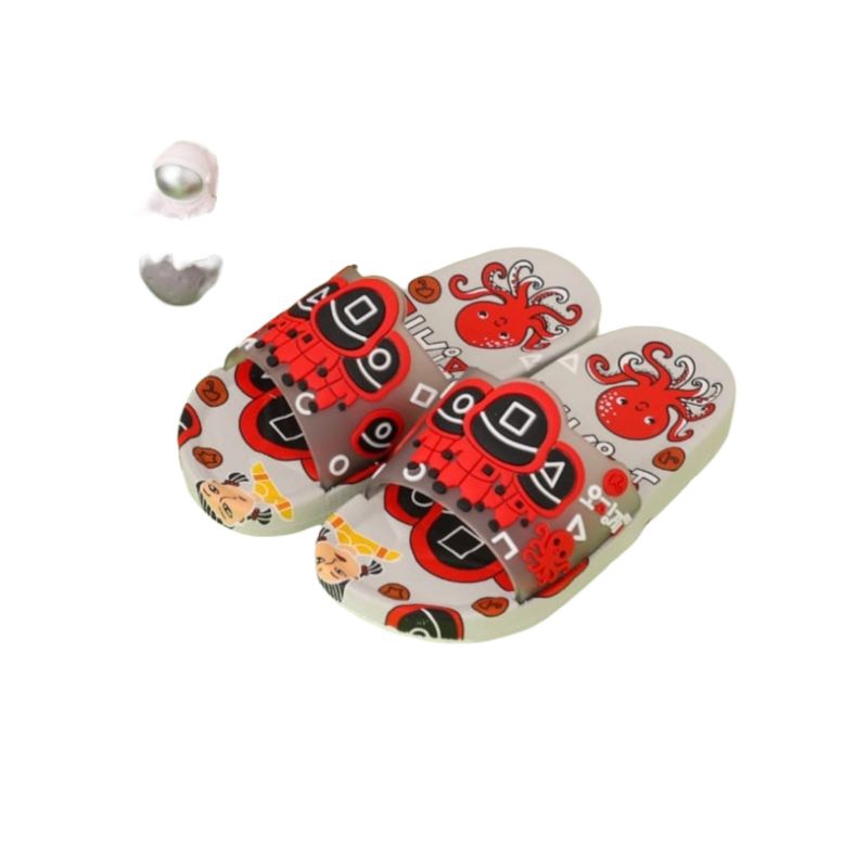 Sendal karet  anak laki laki, sandal jelly Selop anak cowok karakter