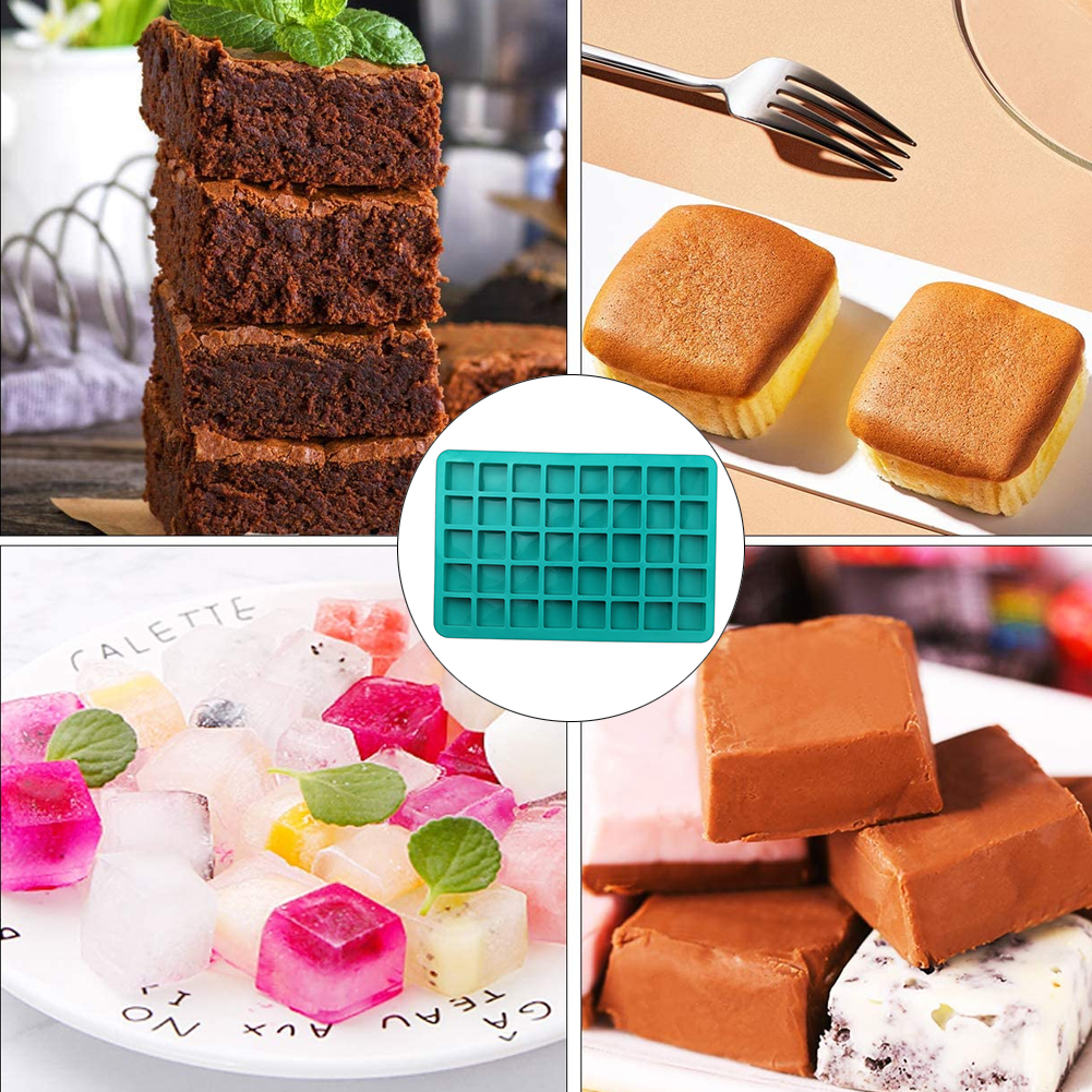 40 Grids Silicone Chocolate Truffles Mold / DIY Cake Bakery Mold / Exquisite Grid Fondant Mould Kitchen Baking Tools for mini Breads