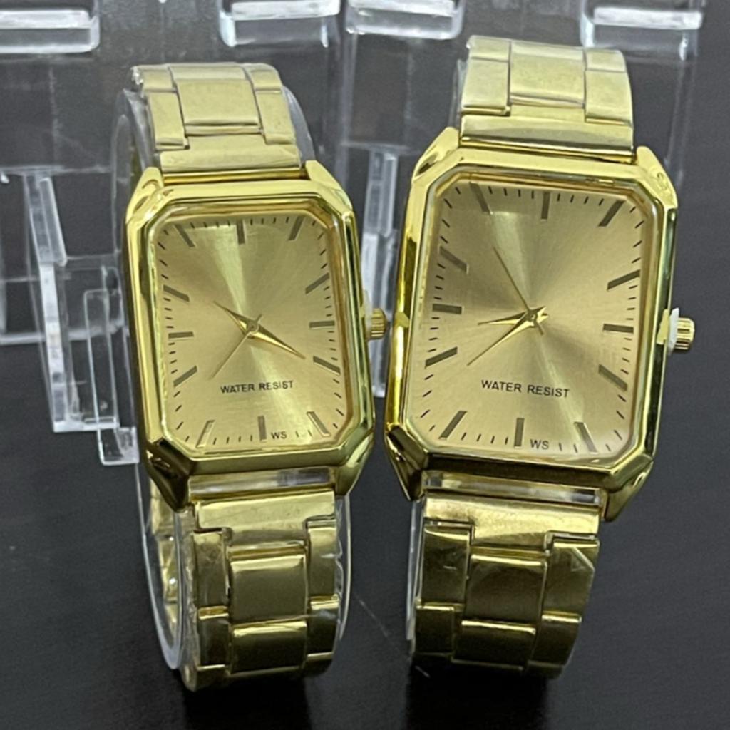 (KW) JAM TANGAN COUPLE RANTAI MURAH STAINLIS STEEL CS-18