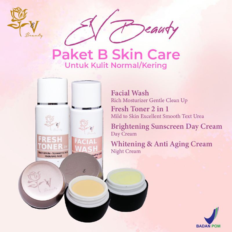 WHITENING SERIES "B" EV BEAUTY/KULIT NORMAL & KERING