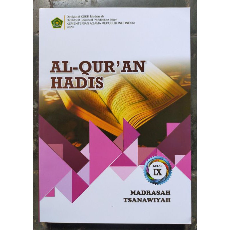

Al-Qur'an Hadis DEPAG MTs Kelas IX Kurikulum 2013 Revisi 2020