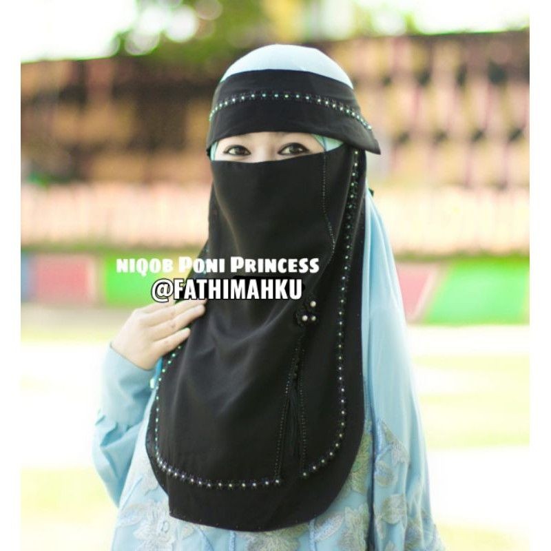 NIQAB PONI PRINCESS/NIQAB COUPLE IBU DAN ANAK/NIQAB TERBARU VIRAL/BANDANA CADAR SIFON