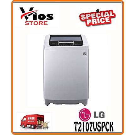 LG T2107VSPCK MESIN CUCI TOP LOADING WASHER T2107 2107VSPCK