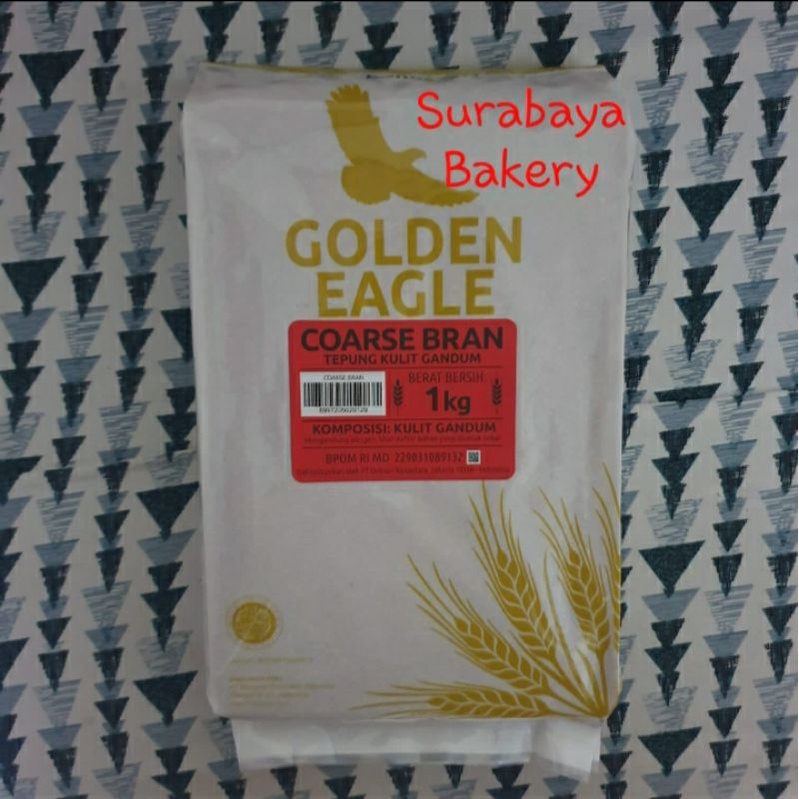 

Tepung Kulit Gandum/Coarse Bran Golden Eagle 1kg