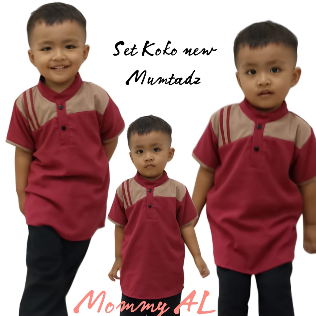 [MOMMY AL]BAJU KOKO ANAK  MUMTAZD  1-5 TAHUN/Baju koko anak laki laki/Baju koko anak/Baju koko anak laki laki setelan/Baju koko anak laki laki 1 tahun/Baju koko anak laki laki 3 tahun/Baju koko anak laki laki 2 tahun/Baju Kok Anak Laki/Set koko anak laki