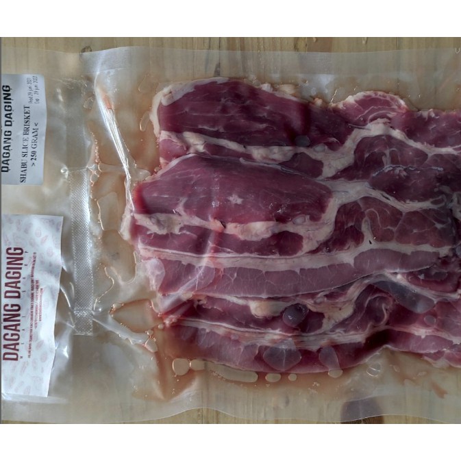 

Shabu Brisket Slice 250gr