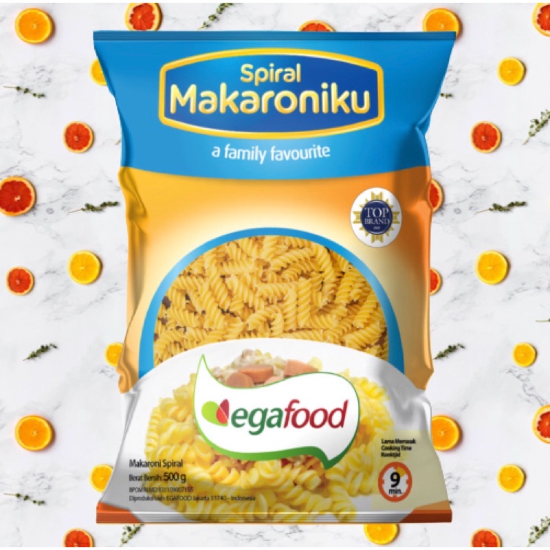 

Macaroni Spiral 500gr Non Pack(2pcs)
