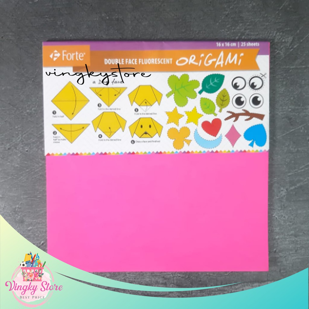 

Kertas Lipat / Kertas Origami Forte Dua Sisi 16x16