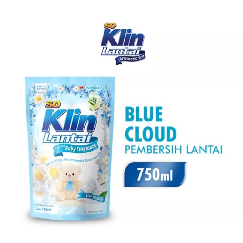 so klin lantai baby harum tahan lama 750ml