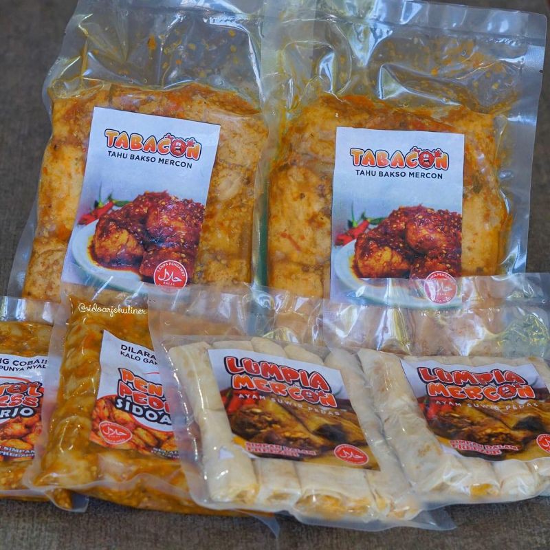 Pentol Pedas Sidoarjo Tahu Mercon Lumpia Mercon Shopee Indonesia