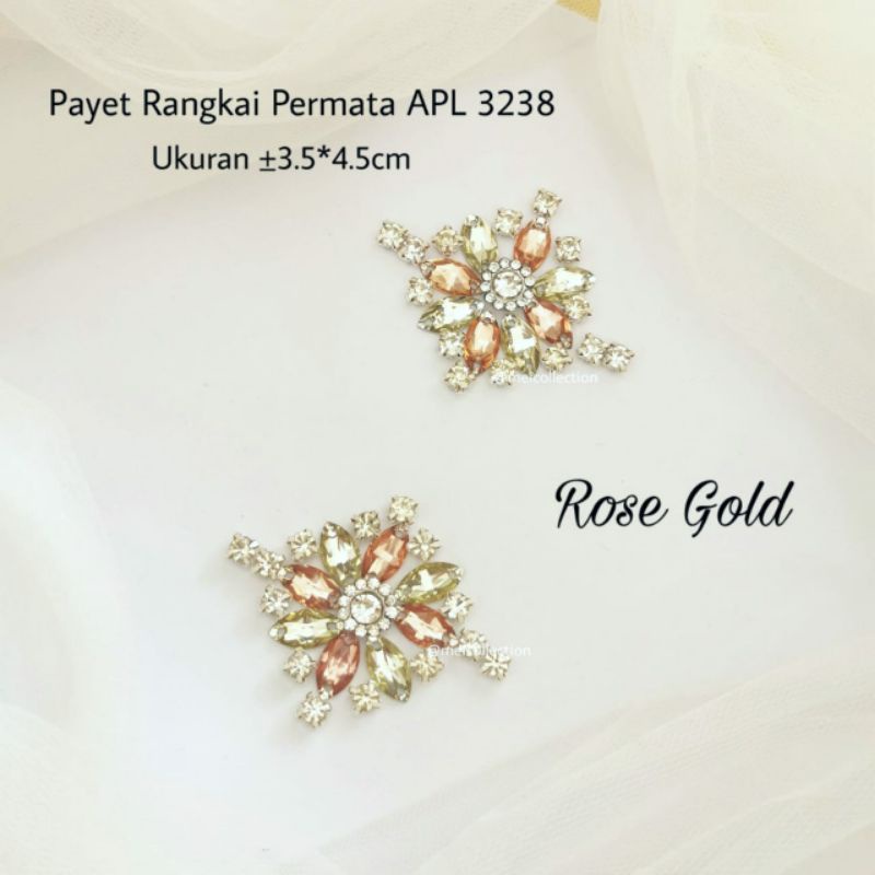 Payet rangkai permata 3d APL 3238