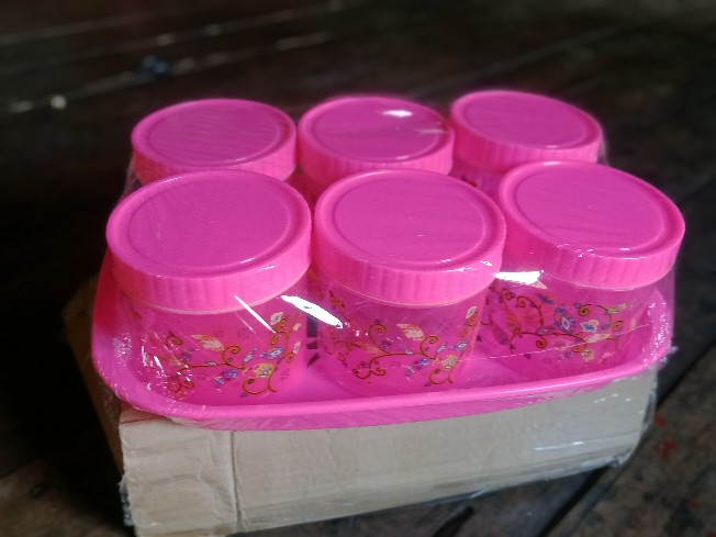 Bg04 Toples Calista Tonam Set 7 In 1 Wadah Kue Lebaran