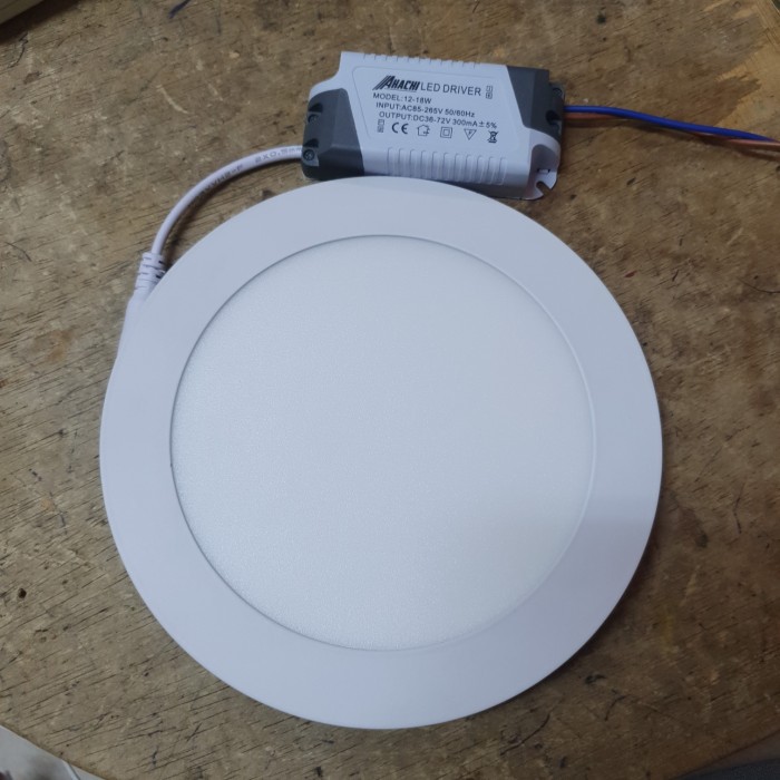 LAMPU DOWNLIGHT LED PANEL 12W 15W KOTAK BULAT INBOW OUTBOW PREMIUM QUALITY ISOLATED DRIVER