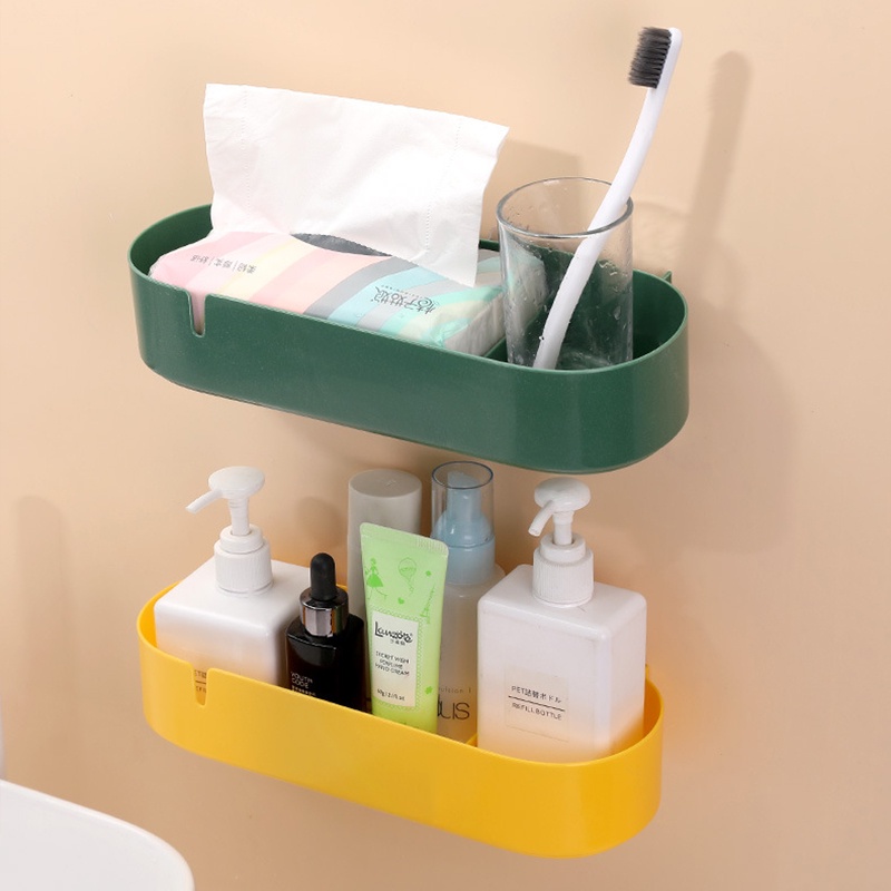 starlight rak kamar mandi tempel plastik rak gantung toilet wadah sabun shampo skincare  organizer k