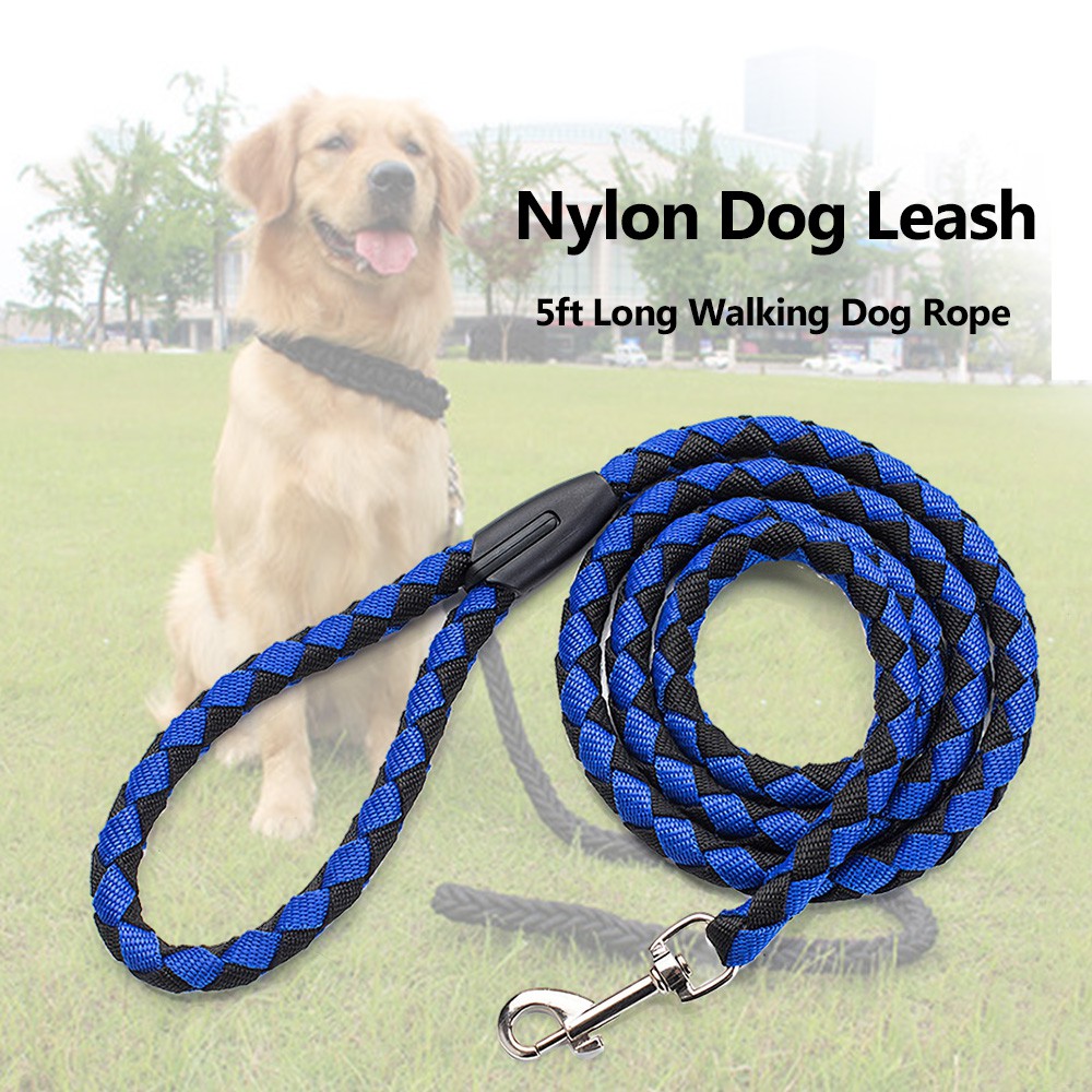 Nylon Dog Leash 5ft Long Walking Dog 
