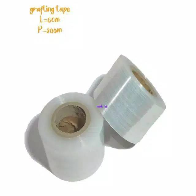 Plastik grafting okulasi cangkok stek 5cmx200m , plastik cangkok grafting stek okulasi tanaman serbaguna parafilm grafting okulasi