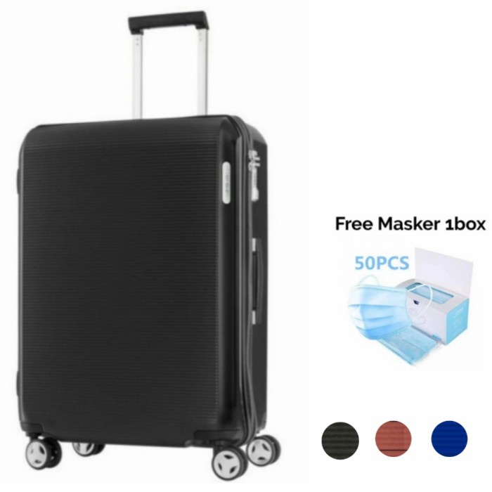 Koper Samsonite ARQ Medium 25 inch Original - Hitam