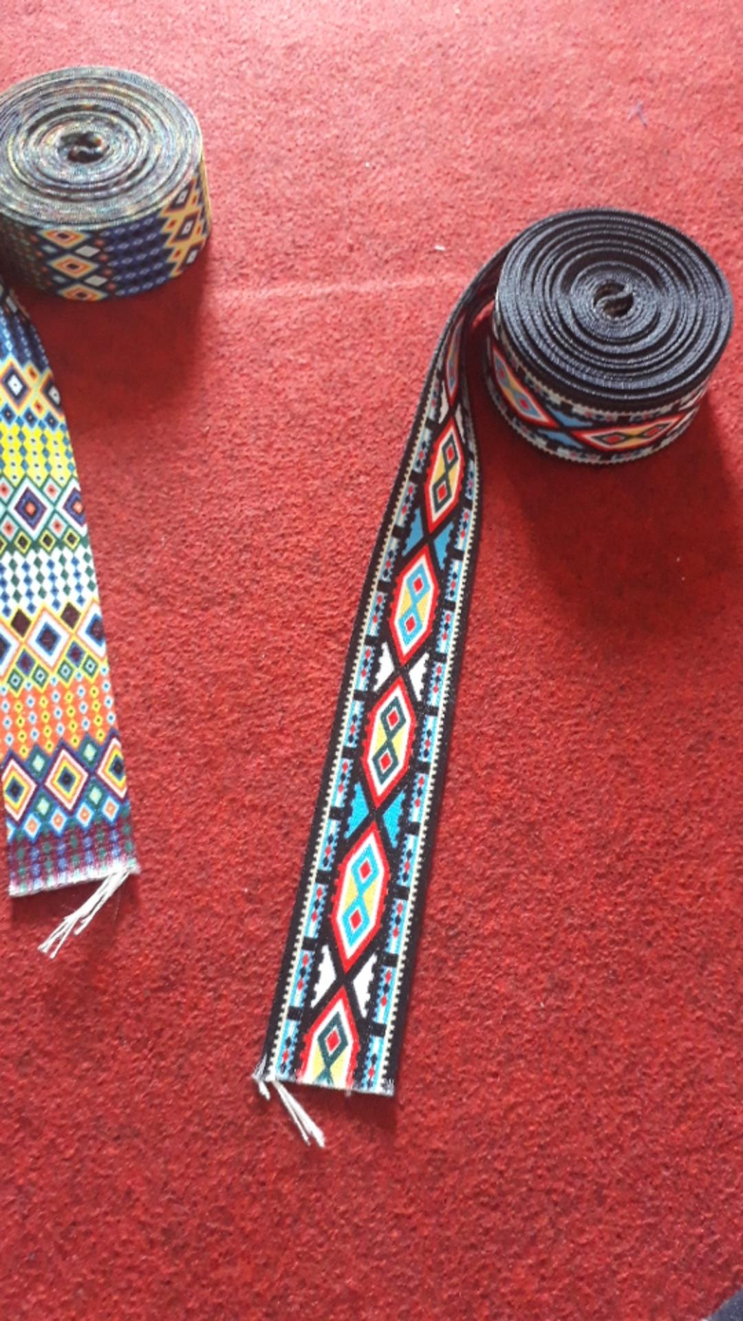 Webbing 3.8cm New Motif Aztec