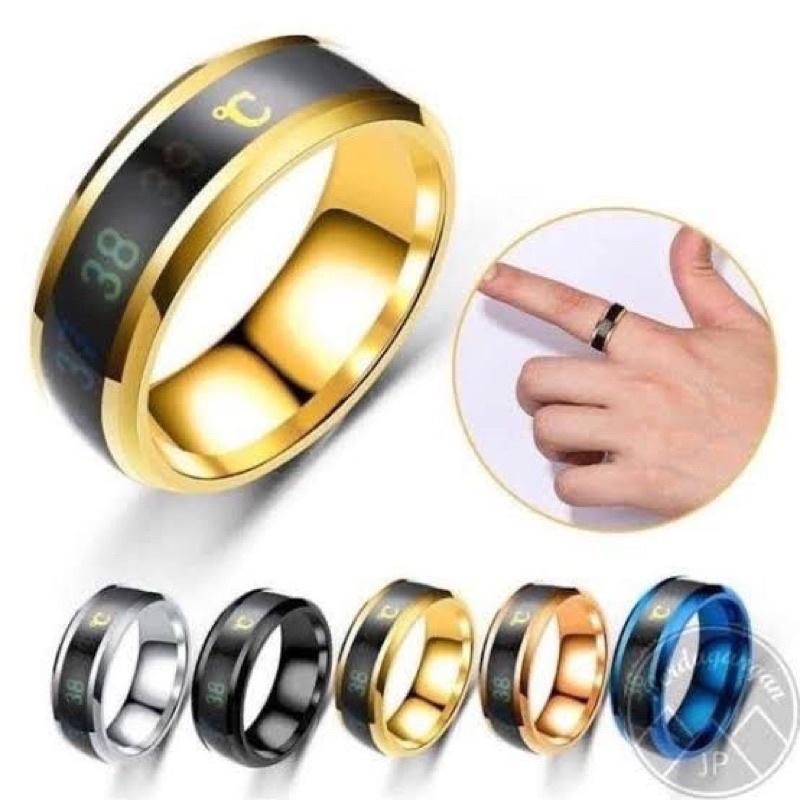 CINCIN TITANIUM TERMOMETER PENGUKUR SUHU TUBUH