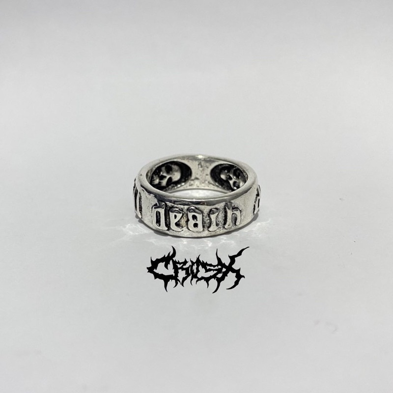 SKULL LETTER RING / CINCIN TENGKORAK / CROSS RING ROYAL KNIGHTS RING KERAJAAN CINCIN KSATRIA RING SKULL RING CINCIN COUPLE RING KOREAN STYLE RING CINCIN STYLE KOREA CINCIN AESTHETIC RING CINCIN TITANIUM STAINLESS CINCIN PRIA CINCIN WANITA HIPHOP PUNK RING