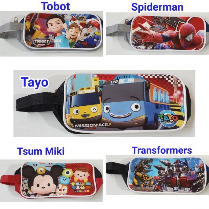 

Kotak / Tempat Pensil Avengers Spiderman Cars Boboiboy Transformers