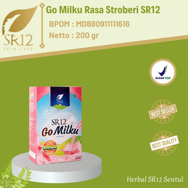 

Susu Kambing Go Milku Stroberi Sr12 Tidak Berbau Amis Herbal Halal Original Bpom