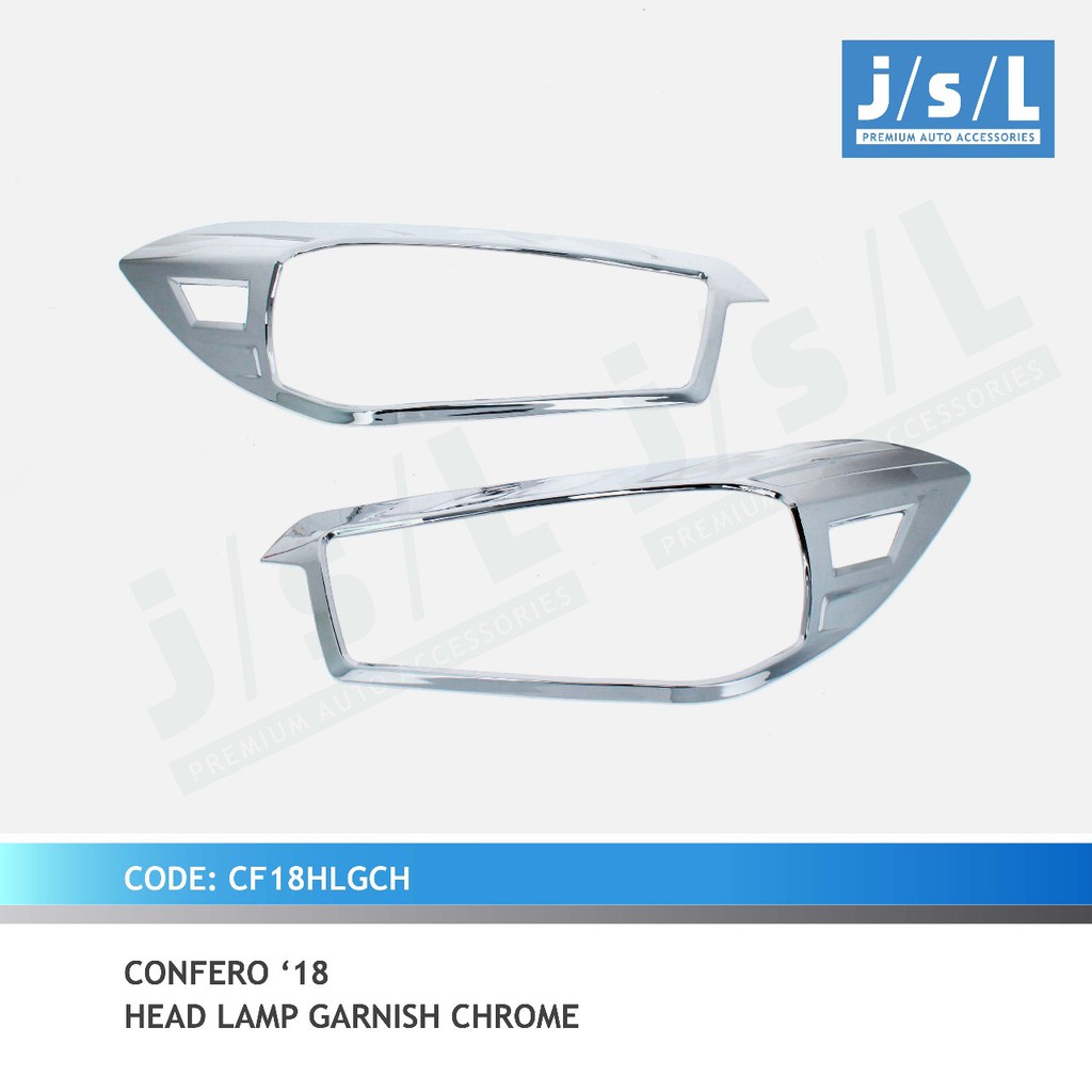 Garnish lampu depan Head lamp Wuling Confero Chrome krom JSL