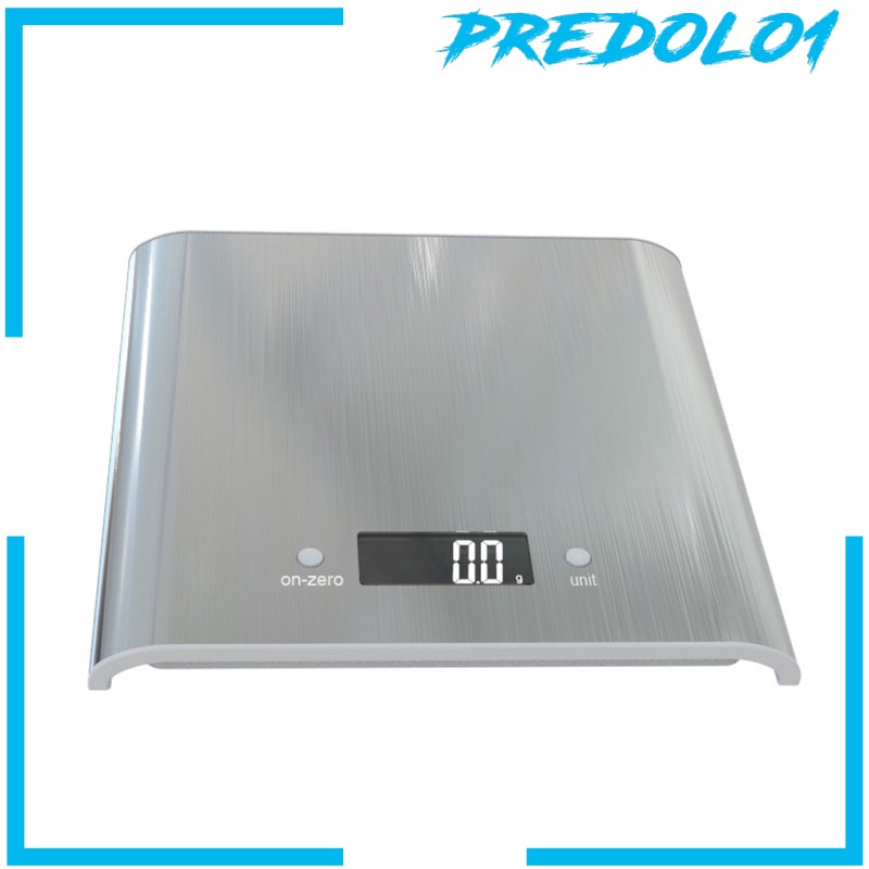 [PREDOLO1] Kitchen Scale Backlit Meal Prep Food Scales Tare Function Cooking Weight