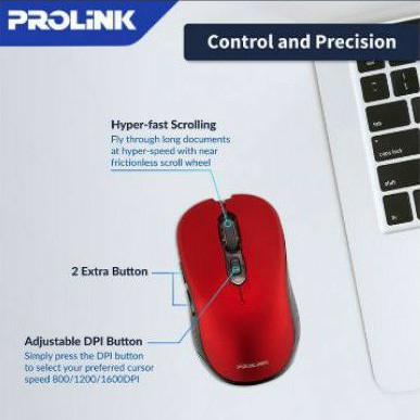 Mouse Wireless PROLiNK PMW 6009 With DPI Selection