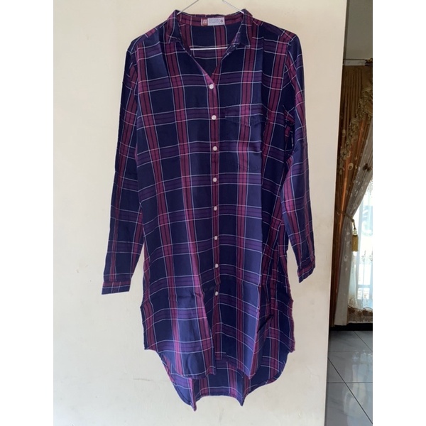 Preloved Tunik Logo jeans Original