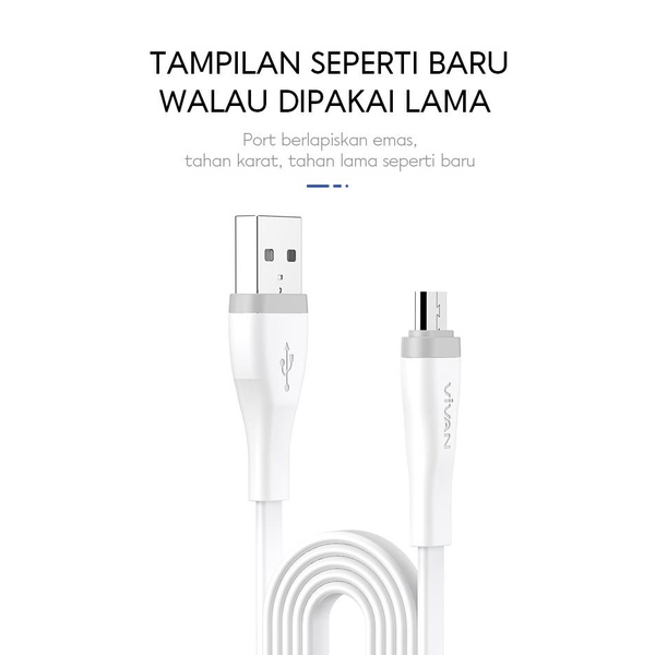 Kabel Data VIVAN Micro USB SM100s series