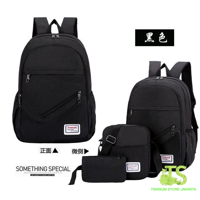 TAS RANSEL PUNGGUNG 3IN1 CANVAS OXPORT UNISEX IMPORT