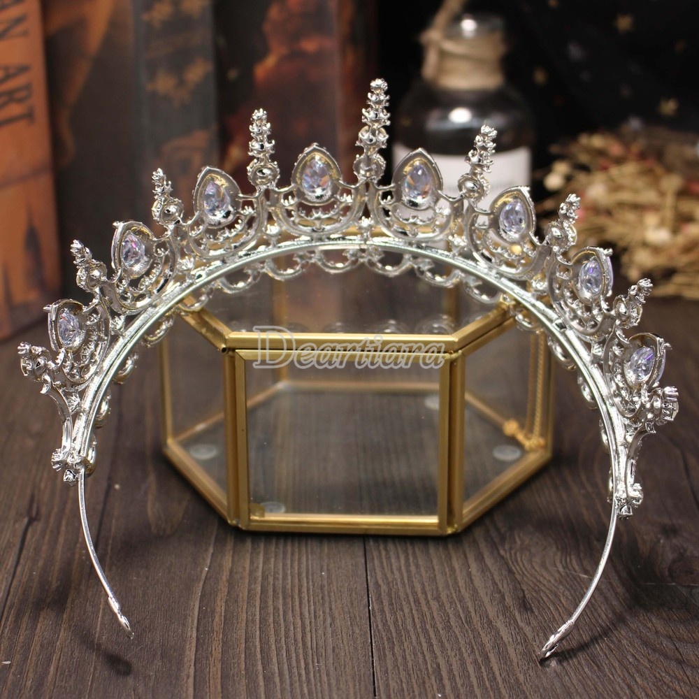 Mahkota Tiara Kristal Zircon Untuk Pernikahan