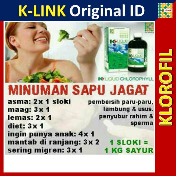 

Klorofil K Link Original Asli Murah Promo 500 ML