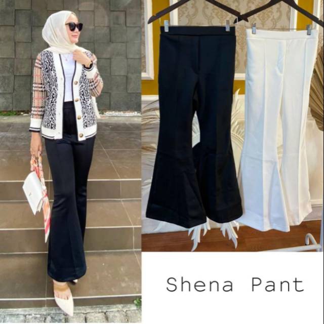 Celana cutbray polos / celana cutbray hitam putih