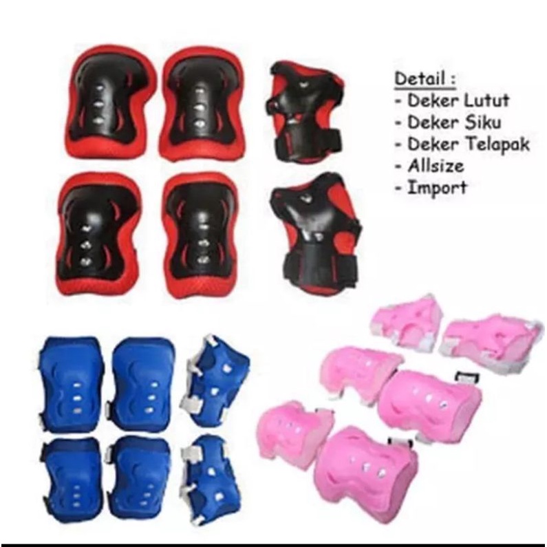 Deker Inline / Pelindung Lutut Sepatu Roda / Pelindung Lutut Anak