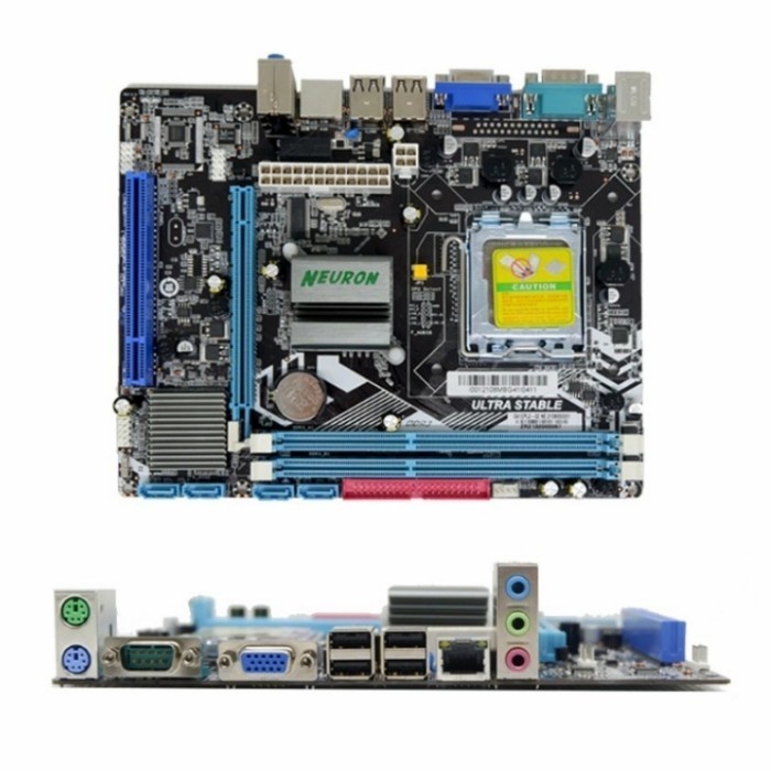 MOTHERBOARD NEURON G41 / MAINBOARD G 41 775 LGA DDR3 SATA 3GB/S - GARANSI RESMI