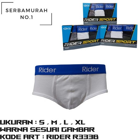 CD Rider Sport R 333 B Biru | Celana Dalam Rider R333B | Pakaian Dalam Pria Laki Laki Dewasa Sguna