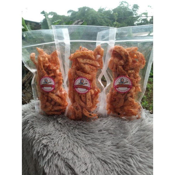 

Basreng pedas daun jeruk