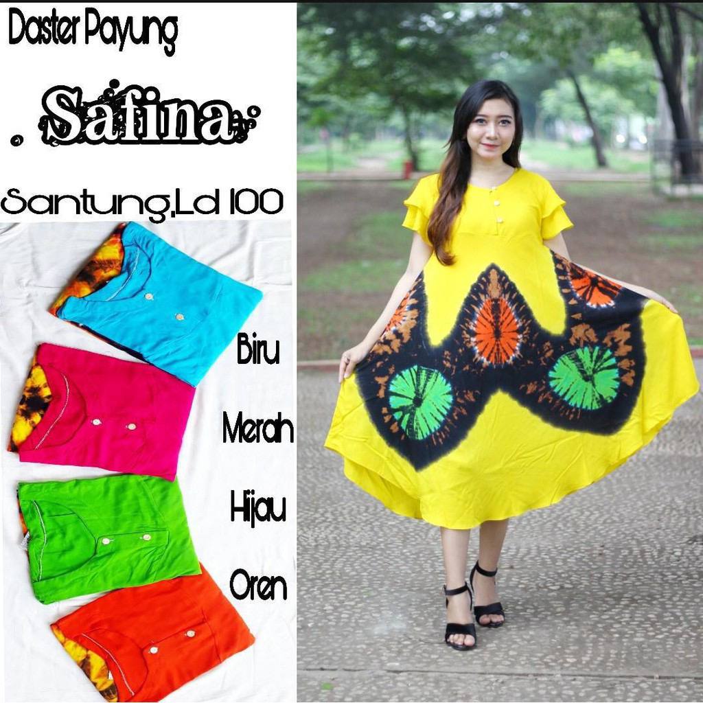 BATIK WANITA DASTER PAYUNG RAYON ( BLACKJET CHOCOCHIP QUANTUM TROMBOSIT DELFI PESONA LARVA KIPAS WARNA LILY GARIS ASHANTY CALADINE MAYA OSELA SAFINA ) KEKINIAN KANCING DEPAN BUSUI BUMIL LENGAN PENDEK MURAH ADEM-DP SAFINA