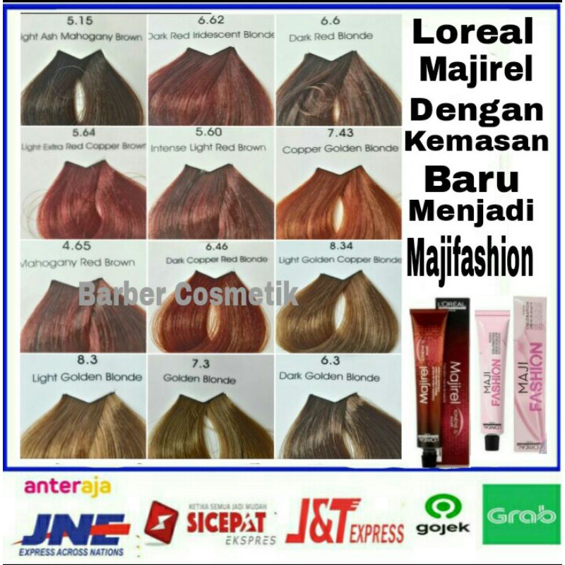 cat rambut loreal majirel majifashion majibrown pewarna rambut loreal