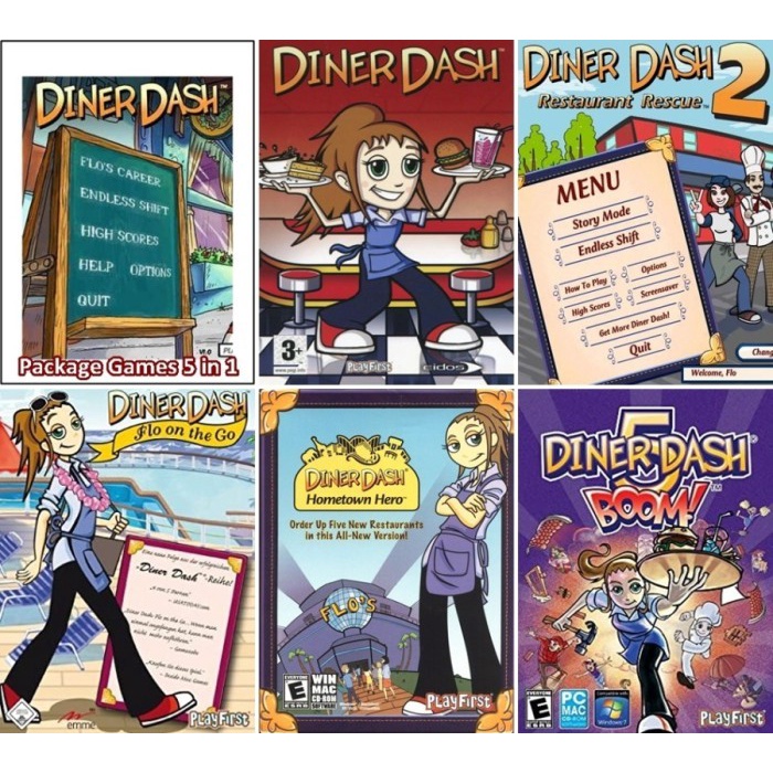 Jual Game Diner Dash Game Offline Full Collection PC Laptop | Shopee ...