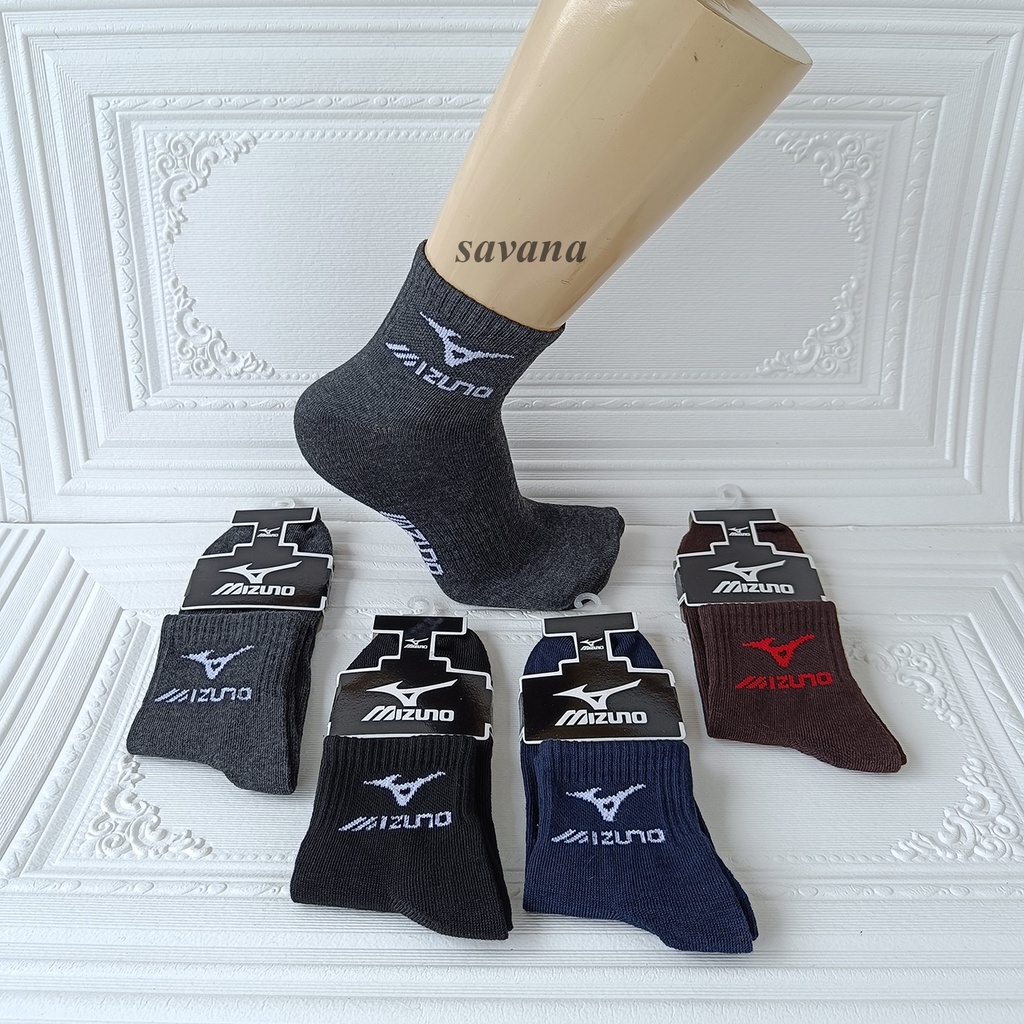 kaos kaki sport motif mizuno 2 karet PREMIUM