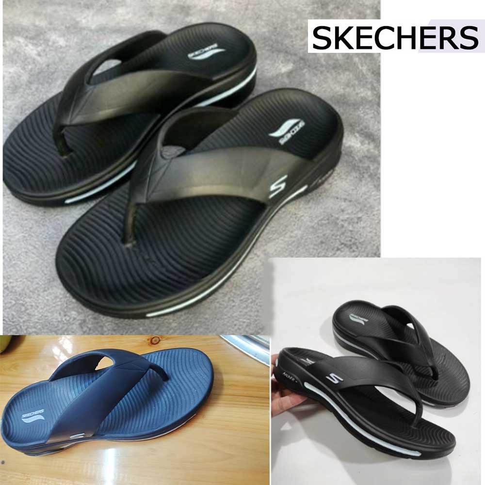 Skechers pria  sandal jepit pria ARC FIT /SKECHERS